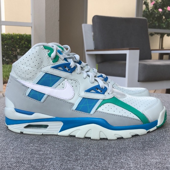 Nike Other - NWOT! - NIKE AIR Trainer SC High - Bo Jackson - Barely Grey/White-Blue Orbit